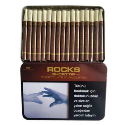 Rocks Short Tip Chocolate sigarillo – Çikolata Aromalı – 50’s