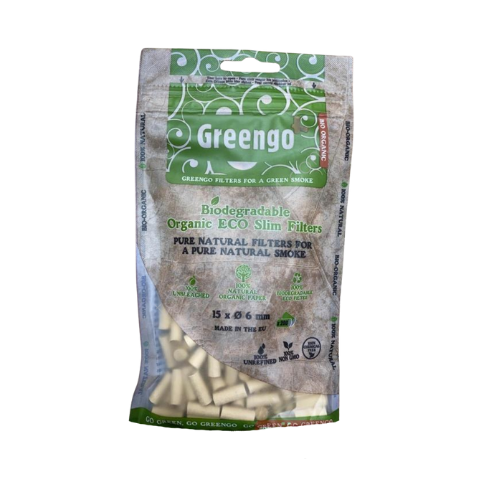 Greengo Slim Organik Poşet Sigara Sarma Filtresi