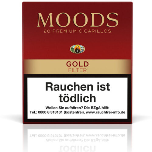 Dannemann Moods Gold Filter 10’s – Premium